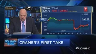 Jim Cramer on Elon Musk's role as CEO at Tesla