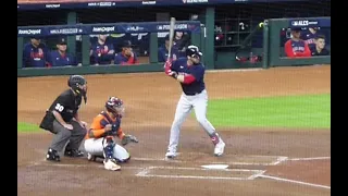 JD Martinez at bat...Grand Slam Home Run...ALCS Game 2...Red Sox vs. Astros...10/16/21