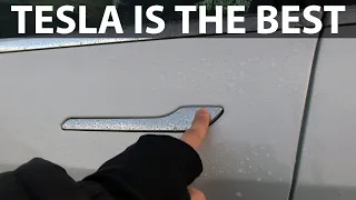 Frozen door & charge port in Tesla Model 3 (no recirculation this time!)