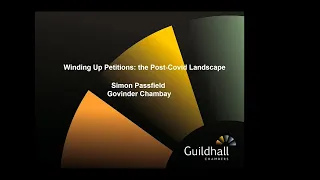 Insolvency Winter Webinar Series - Winding Up Petitions: the Post-Covid Landscape