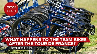 What Happens To The Team Bikes After The Tour de France? | GCN Tech Clinic #AskGCNTech