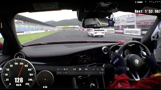 Alfa Romeo Giulia Quadrifoglio at Okayama International Circuit 210923 / アルファロメオ ジュリア クアドリフォリオ