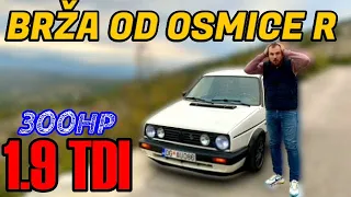 UBICA:300HP GOLF 2 TDI 1.9*jede asfalt*