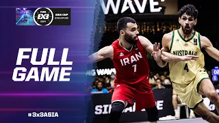 Iran 🇮🇷 vs Australia 🇦🇺 | Men Full Final | FIBA 3x3 Asia Cup 2024