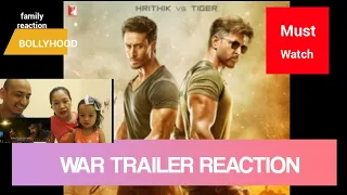 War Movie Trailer Reaction Video by Indian Filipino Family