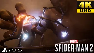 (PS5) Spider-Man 2 Sandman Full Boss Fight | ULTRA Realistic Graphics Gameplay [4K 60FPS UHD]