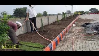 Indian Oil Green Garden and Tree Work ||#indianoil #dharmjeetindian