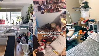 cleaning my messy room | tik tok compilation