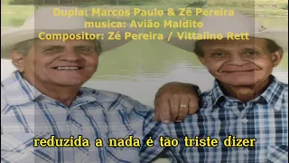 Marcos Paulo & Ze Pereira - Avião Maldito