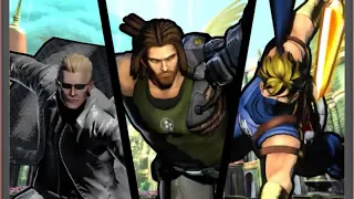 Ultimate Marvel vs Capcom 3: Spencer, Wesker, and Strider Hiryu arcade playthrough