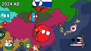 History of China and neighbor (18000BC - 2024) Countryballs Best version