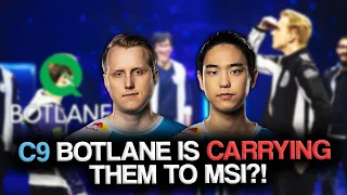 C9 BOTLANE IS CARRYING THEM TO MSI?! | Treatz | C9 vs FLY LCS  Spring Playoffs