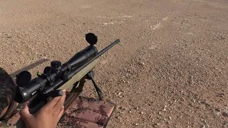 4 Jugs 400 Yards ( Savage 110 Tactical Desert .300 Win Mag )