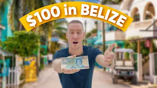 What can you get for $100 in San Pedro, BELIZE