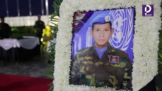The bodies of four Cambodian UN peacekeepers are returned to the Kingdom