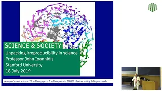 EMBL Forum Science and Society Seminar: John Ioannidis - Unpacking irreproducibility in science