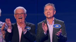 Joe Lo Truglio and His Wife Beth Dover Play Fast Money - Celebrity Family Feud