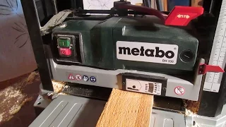 Вся правда о рейсмусе Metabo DH 330