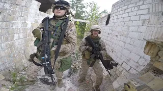 AIRSOFT FOOTAGE Airsoft Kyiv. Throwback to random airsoft moments. #2 knocked down (as always)