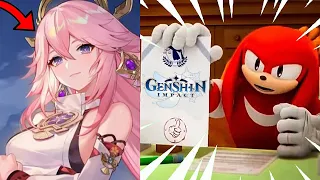 Knuckles Rates Genshin Impact Waifus #2