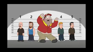 Dead Pizza Guy Police Line Up - Family Guy