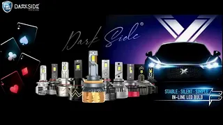 Elevate Your Drive with Dark Gold Car LED Headlights | Dark Side Thailand
