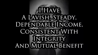 Neville Goddard- Dr. Millikan Affirmation; I Have A Lavish, Steady, Dependable Income (10Min Loop)
