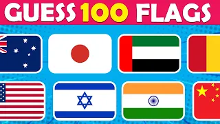 Guess 100 Countries by the Flag 🚩| World Flag Quiz 🤯🧠🚩