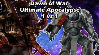 Dawn of War Ultimate Apocalypse: 1 vs 1 Tyranids (Where's my teeth?) vs Daemon Hunters (AIka)