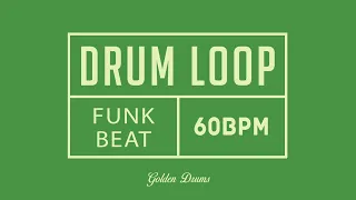 Funk Drum Loop 60 BPM