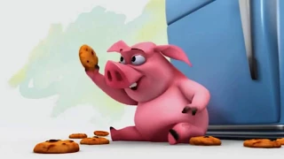 Мультфильм Свинья и печенье 720p, Cartoon Pig and cookies720p