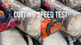 Husqvarna 435 X-torq vs Battery Saw, you will be surprised!