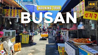 Busan KOREA - Traditional Korean Market Tour (Jagalchi Market, Gukje Market)