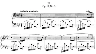 フォーレ 無言歌第３番 Op.17-3  Faure Romance sans paroles Op.17-3