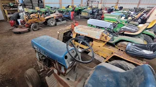 looking at my entire collection of almost 30 garden tractors, (John Deere, gravely, cub cadet)