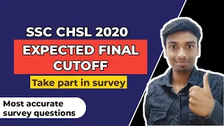 SSC CHSL 2020 tier 2 expected cut off survey | SSC CHSL 2020 tier 2 expected final cut off