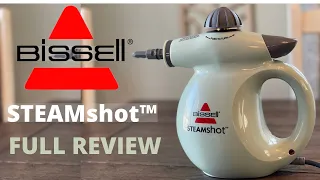 BISSELL STEAM SHOT DEMONSTRATION AND FULL REVIEW  | CHEMICAL FREE CLEANING HACK | BISSELL REVIEW