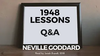 Neville Goddard: 1948 Lessons Q&A -- Read by Josiah Brandt