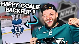 The SOCCER FAN Reacts to "5 Minutes of HAPPY Goalies"  || NHL REACTION