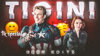 Marvel Avengers Edit 🔥 | Tigini Ft. Marvel Bloopers | Whatsapp Status ❤️ | Boom Editz