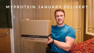 MyProtein January Delivery Unboxing | Mum Interrupts My Video!! | Try on & Muckbang