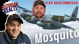 Trolling The Germans With A Wooden Plane - DH-98 Mosquito - Fat Electrician Reaction