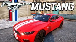 GTA V 2015 Ford Mustang [Add-On] + Realistic SuperCharged V8 Engine Sound Showcase [4K]