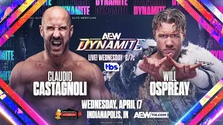 Will Ospreay vs Claudio Castagnoli | AEW Dynamite