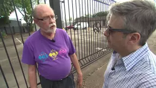 FILM EXTRA: Ray Hill at the scene of Paul Broussard's murder