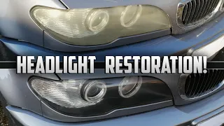 How To Restore Headlights | DIY Headlight Restoration