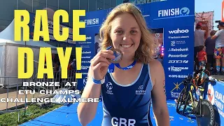 RACE DAY!! Challenge Almere European championships Podium | IRONMAN TRIATHLON Training Vlog 6