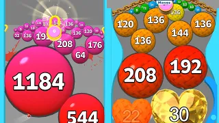 Puff Up - Addition Numbe 2048 - blob merge 2048 ball 3d highest score Max Levels part #21 #puffup