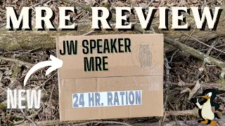 MRE Review JW Speaker MRE 24hr Ration!