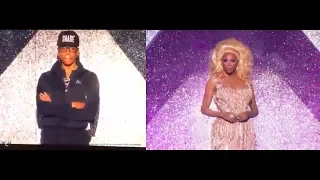 RuPaul's Tech Rehearsal vs. Final Entrance Comparison